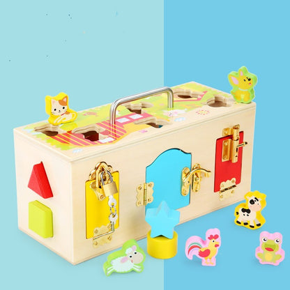 Lock box children's educational baby learning to unlock toys