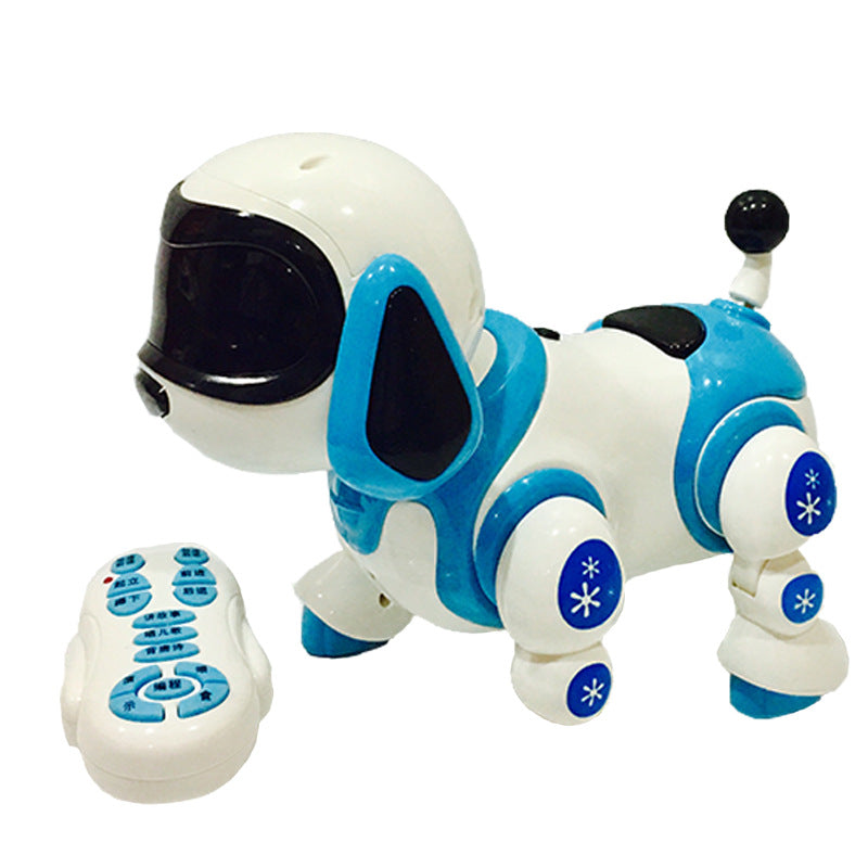 New telecontrol charging intelligent machine dog voice touch induction