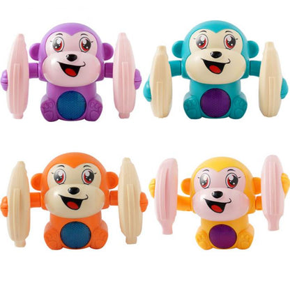 Baby Toys Electric Tumbling Monkey Light Music Puzzle Sound Tipping