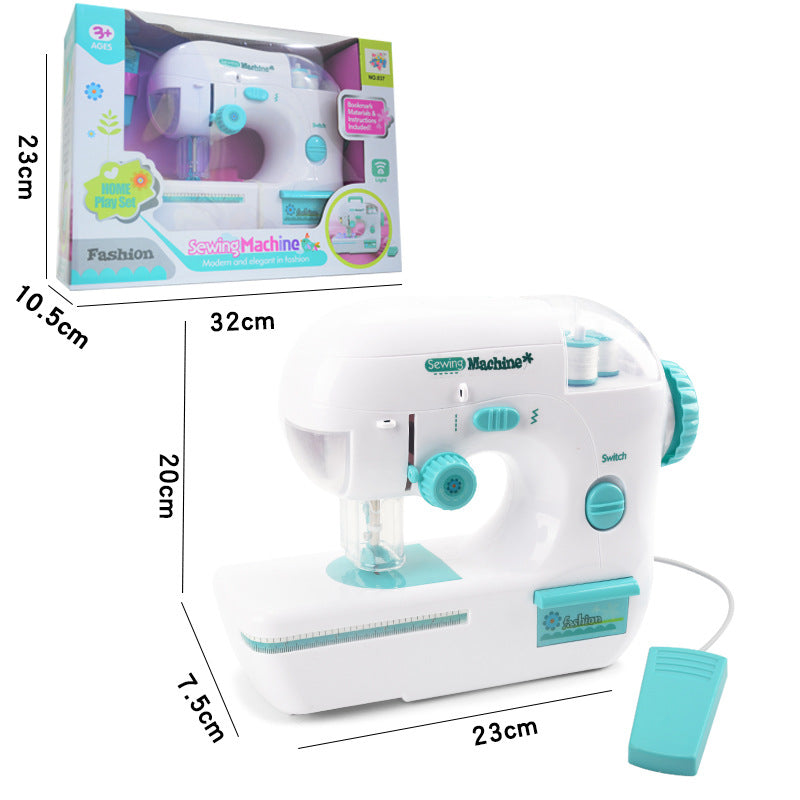 Girl Electric Sewing Machine Small Home Appliance Toy