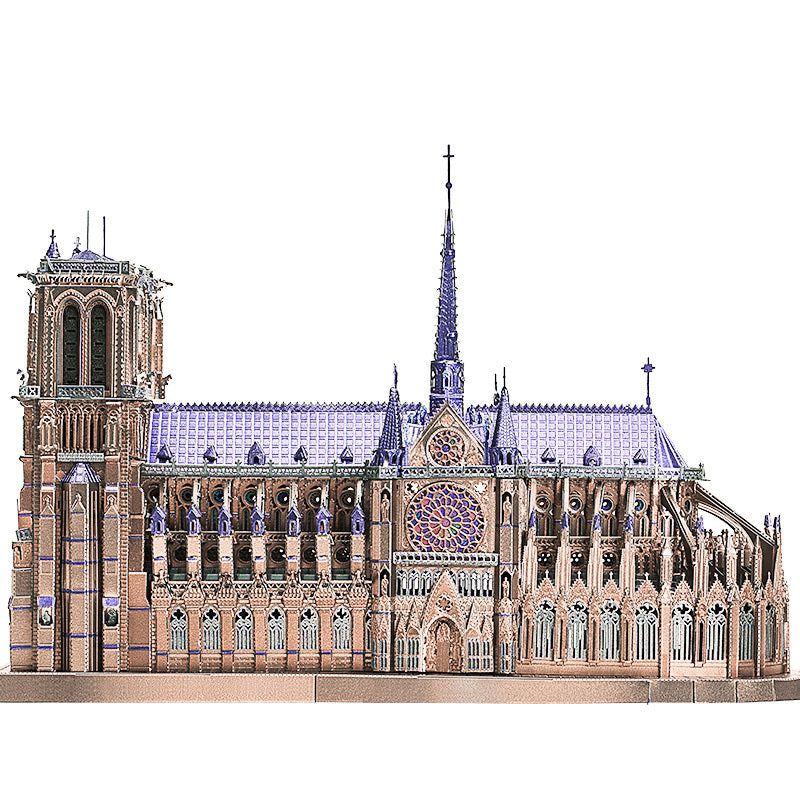 Notre Dame De Paris 3D Three-dimensional DIY Creative