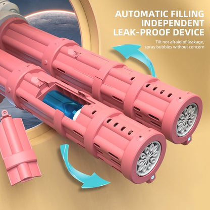 Super Big Double-Tube Bubble Gun Machine Outdoor Blowing Soap