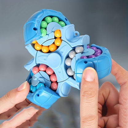 Magic Bean Puzzle Toy, Rotating Magic Bean Cube&Fidget Spinner Toys