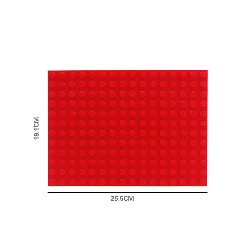 Large particle building block bottom plate 12X6 particles