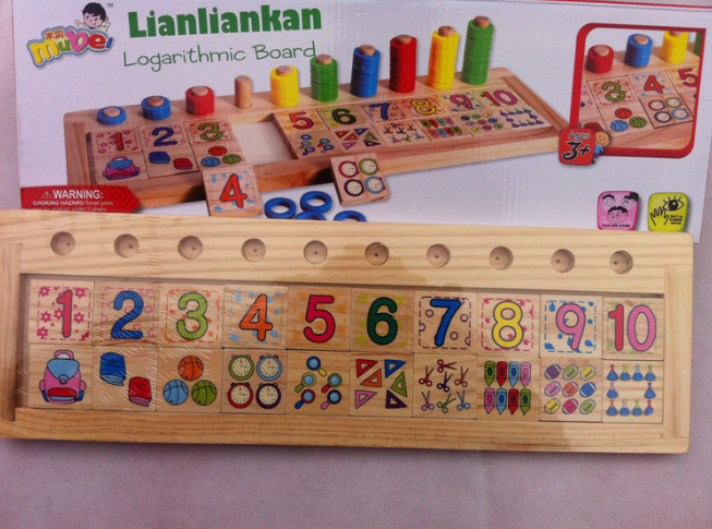 Montessori teaching log board