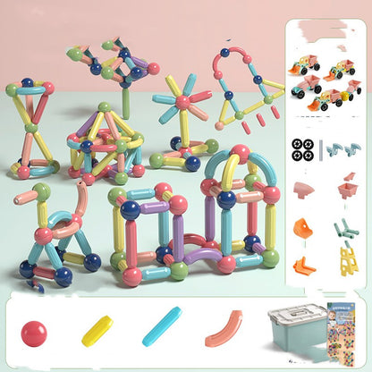 Magnetic Rod Children's Assembled Building Blocks Toys