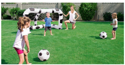 Environmental protection inflatable football goal