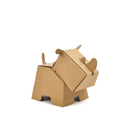 Children's graffiti corrugated toys