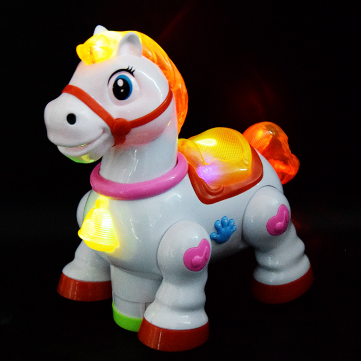 Electric Cartoon horse toy dancing, Baby Learning To Crawl Educational Toys