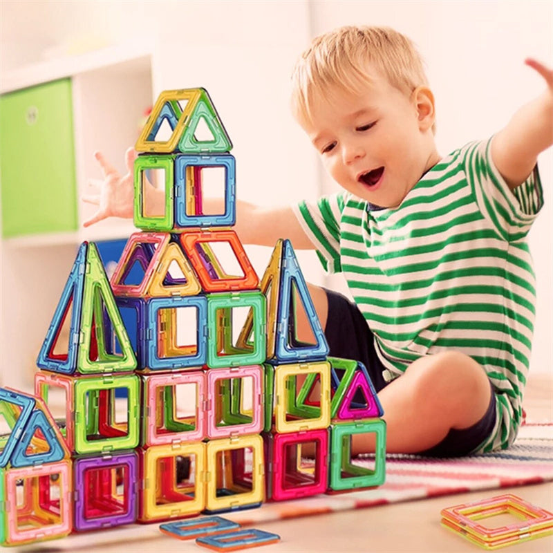 Magnetic Building Blocks DIY Magnets Toys For Kids Designer