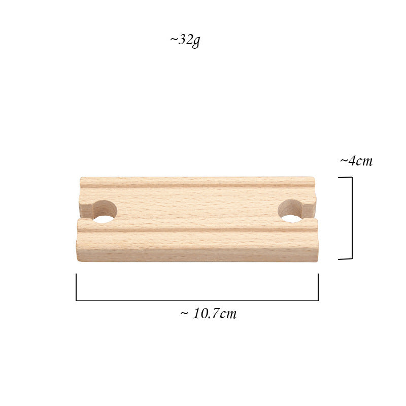 Beech Wood Track Train Toy Assembled