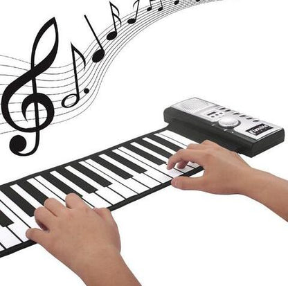 Pianoroll portable electronic piano