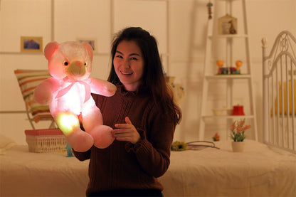 Creative Light Up LED Teddy Bear Stuffed Animals Plush Toy