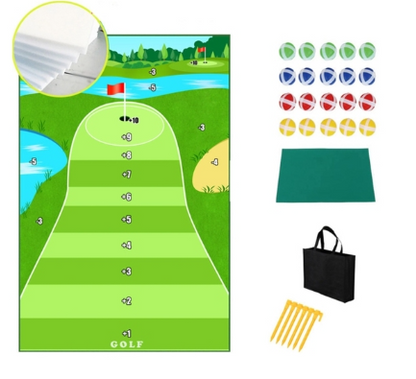 Golf Training Mat For Swing Parent-child Toys Ball Trace Directional Mat