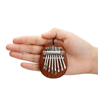 8 Keys Mini Kalimba Thumb Piano Finger Portable Wood Musical Toy