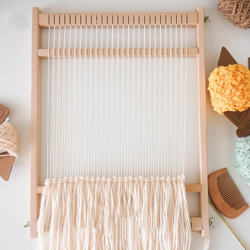 Children's Loom Diy Beech Woody Material Toys