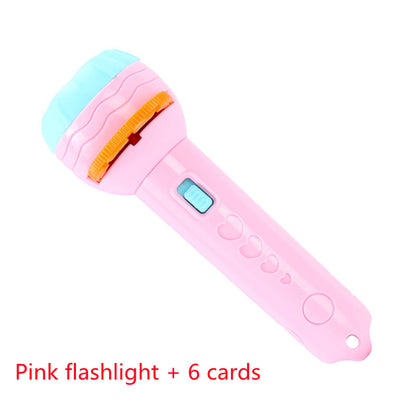 Cartoon Projection Flashlight 80 Patterns Creative Children Flashlight