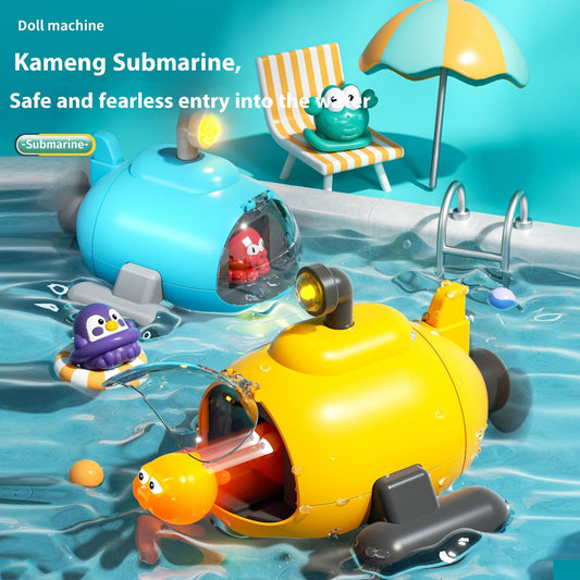 Water Toys Luminous Catapult Submarine Bath Toys