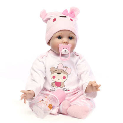 Simulation Rebirth Baby Doll Spot Straight Hair Ebayamazon