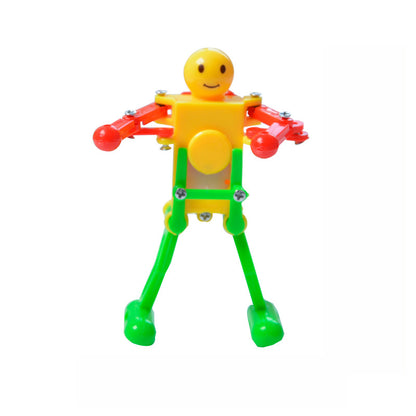 Clockwork Dancing Robot Clockwork Gymnastics Creative Small Toys Novelty Toys Christmas Goods Gift For Kids Fidget Toys