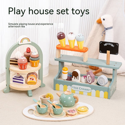 Simulation Children Play House Afternoon Tea Set