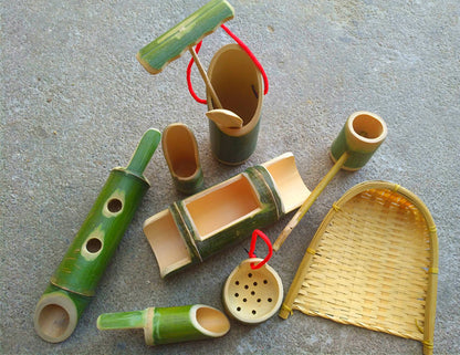 Bamboo tube toys, bamboo products, children''s sand water toys