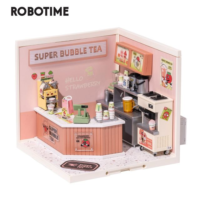 Robotime Rolife Super Creator Daily Plastic DIY Miniature House