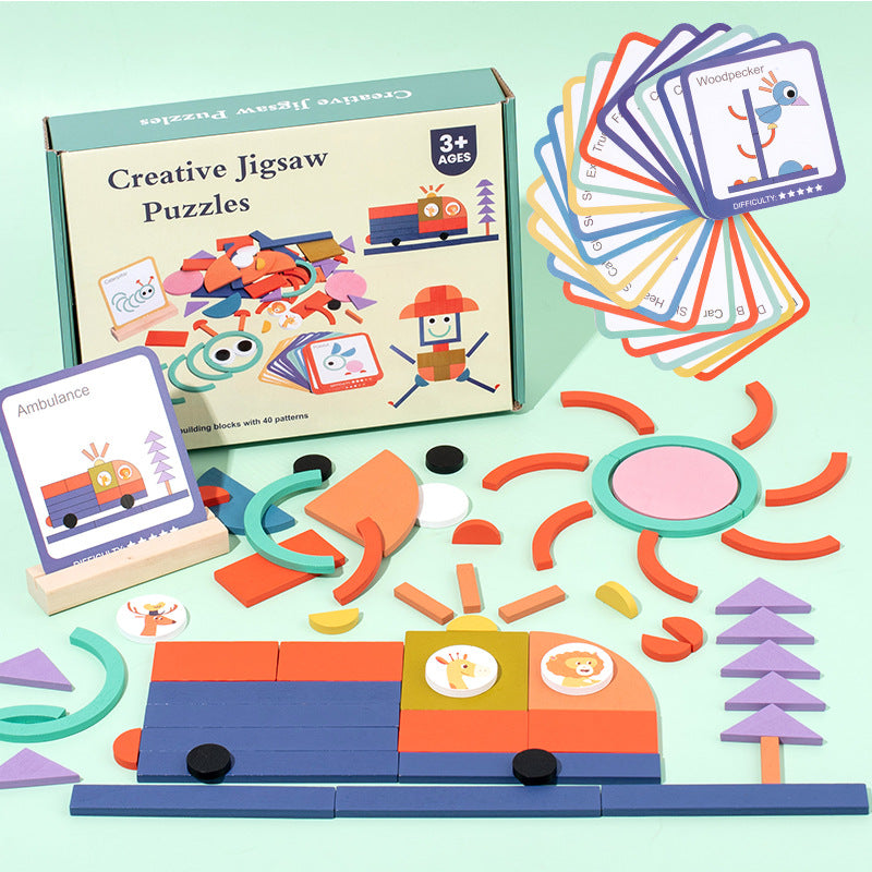 Puzzle Children's Intelligence Creative Matching Toys