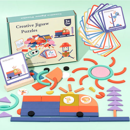 Puzzle Children's Intelligence Creative Matching Toys