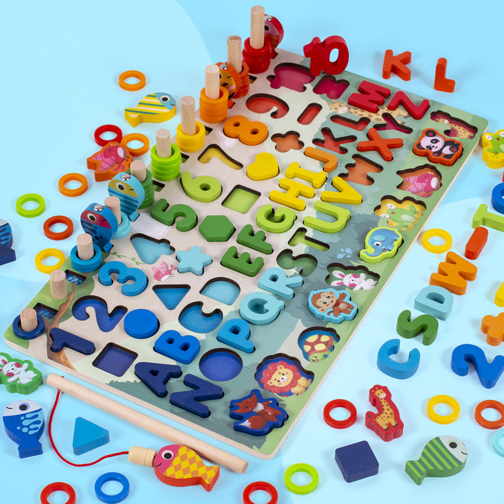 Children 3D Alphabet Number Puzzle Baby Digital Letter