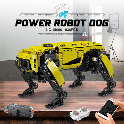 Mechanical Electric Robot Dog Remote Control Puzzle Assembly Model