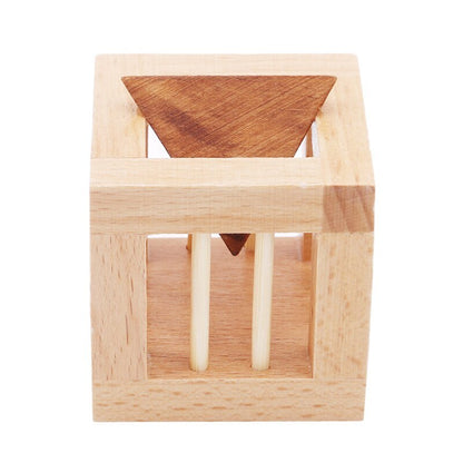 Wooden educational toys Kongming lock