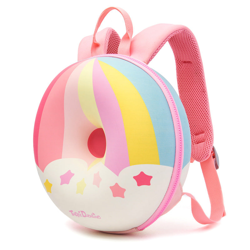 Kindergarten School Bag Donut Early Education Training Institution Children Backpack