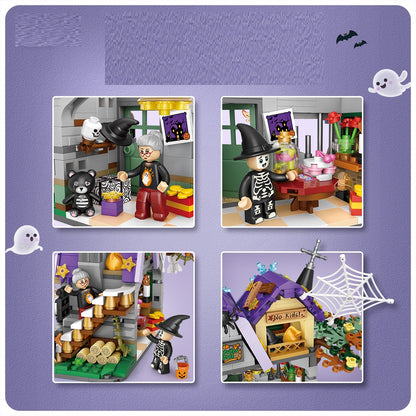 Carriage Happy Halloween Decoration Bricks For Boys Kids Toys Halloween Gift