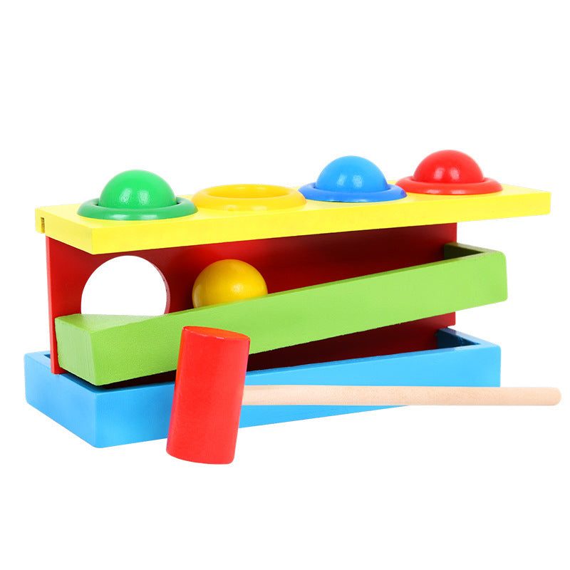 Children's wooden percussion toys