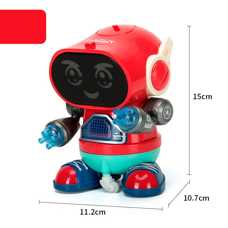 Electric Rock Robot, Music, Light, Automatic Walking, Swinging And Dancing