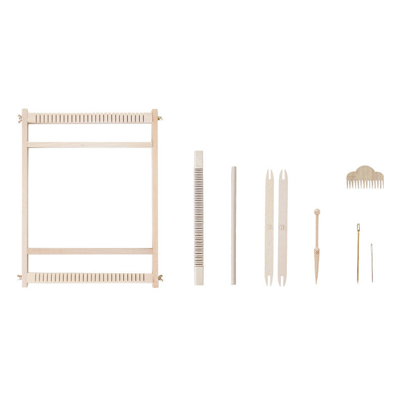 Children's Loom Diy Beech Woody Material Toys