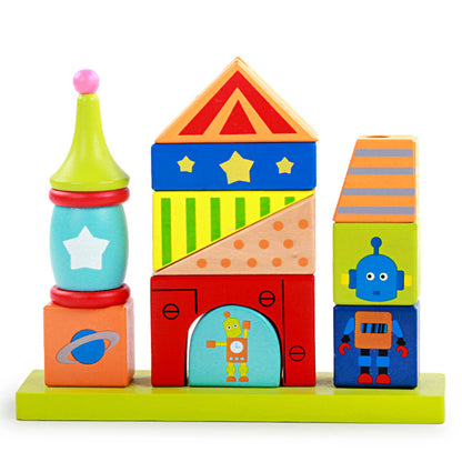 Children's intellectual building block toys