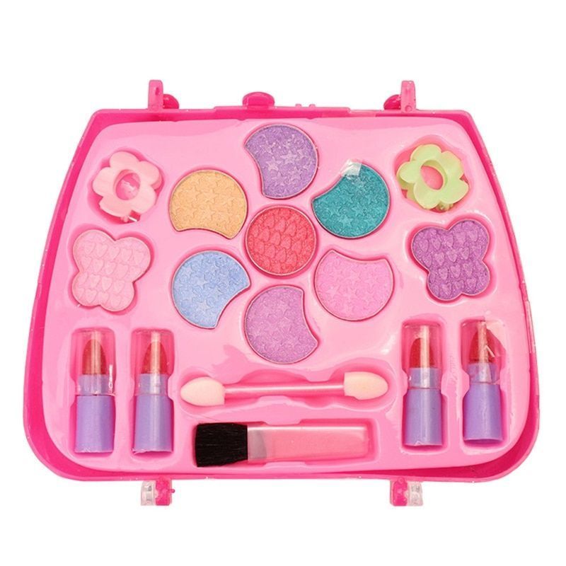 Play Girls Cosmetics Kit Makeup Set Preschool Kid Beauty Toy