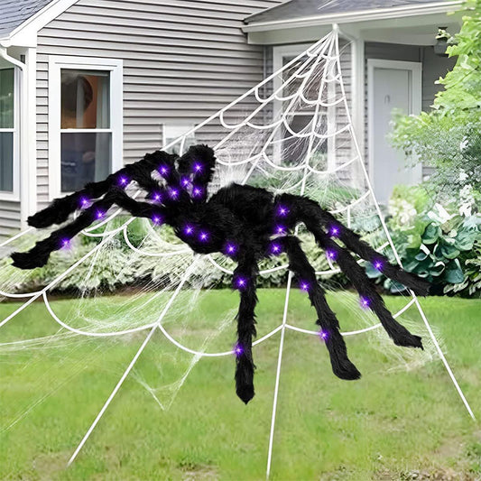 Halloween Luminous Spider Web Toys