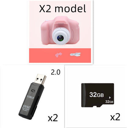 X2 HD Mini Cartoon Kids Digital Camera