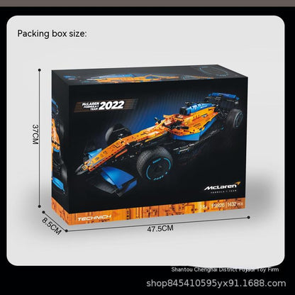 Mailun F1 Racing P9926 Technology Machinery Group Series Boys Puzzle Small Particles Assembled Building Block Toys