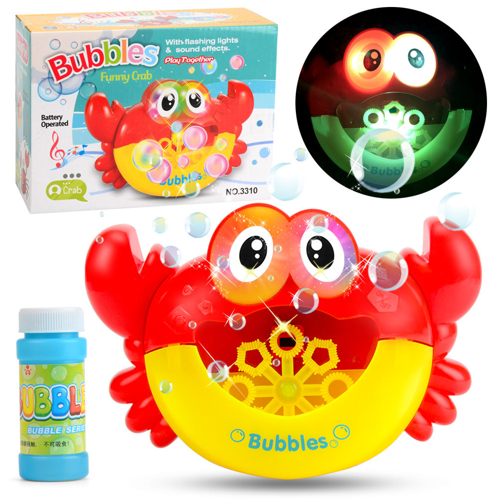 Light And Music Automatic Bubble Blower Children's Electric Toys