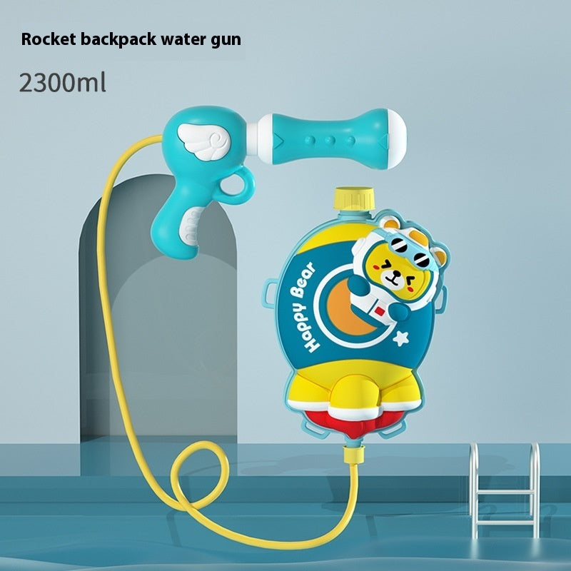 Children's Cartoon Backpack Water Gun Water Beach Toys