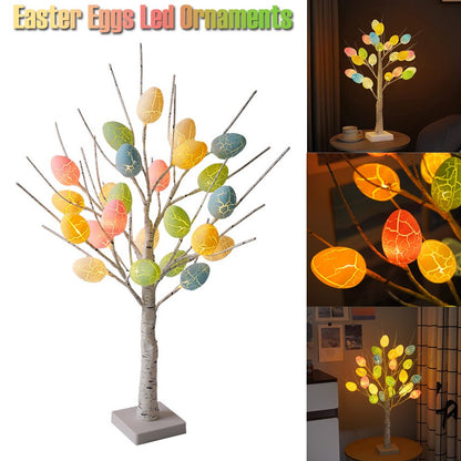 Easter Decoration 60cm Birch Tree Home Easter Egg LED Light