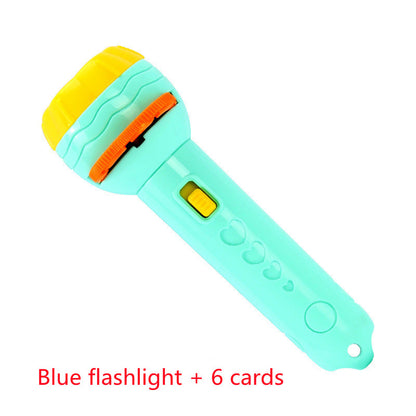 Cartoon Projection Flashlight 80 Patterns Creative Children Flashlight