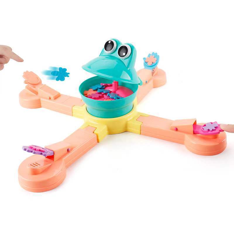 Electric Frog Adventure Fun Projection Feeding Worm Eating Educational Toys