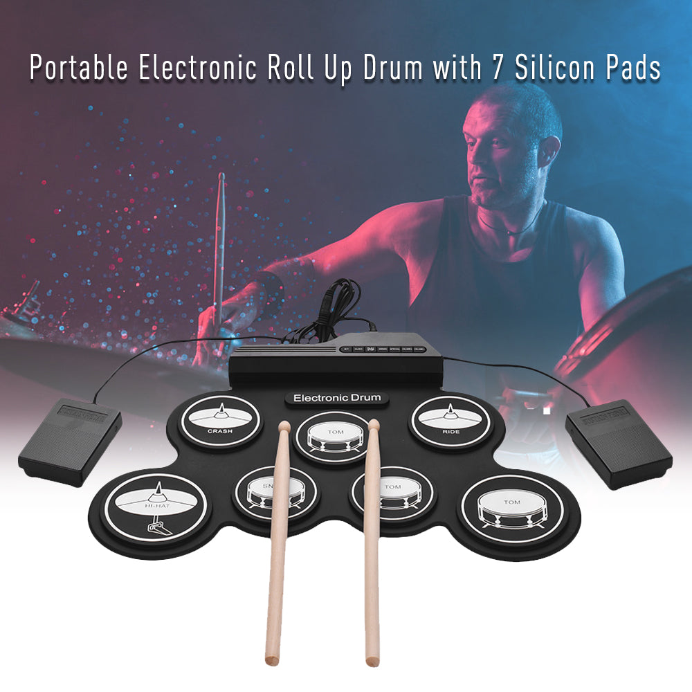 USB hand roll electronic drum