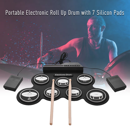 USB hand roll electronic drum