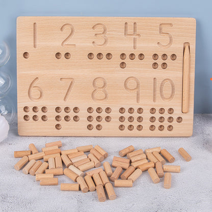 Early Childhood Montessori Digital Teaching Logarithmic Board